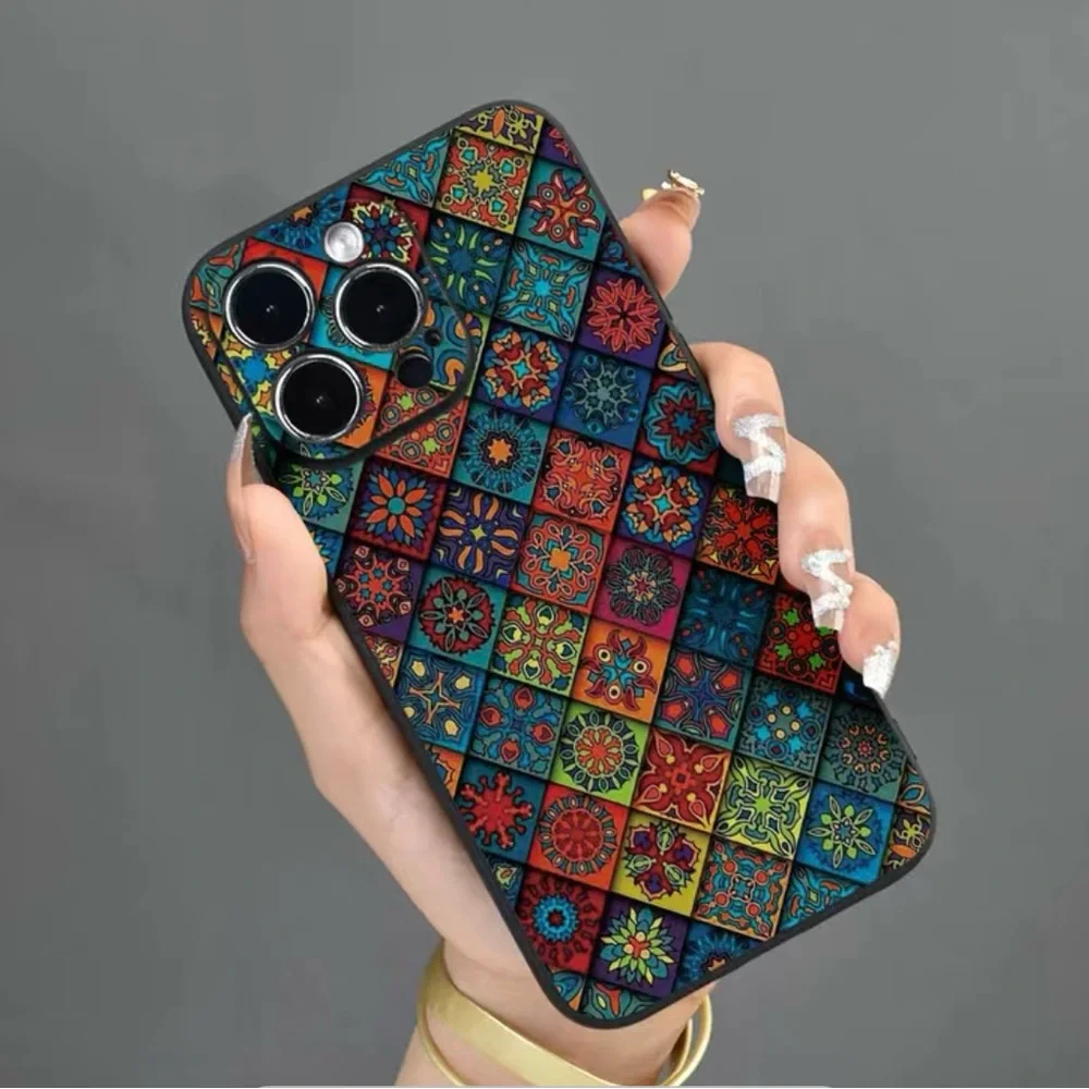 Brand New Bohemian Pattern Mobile Case for IPhone 14 Pro